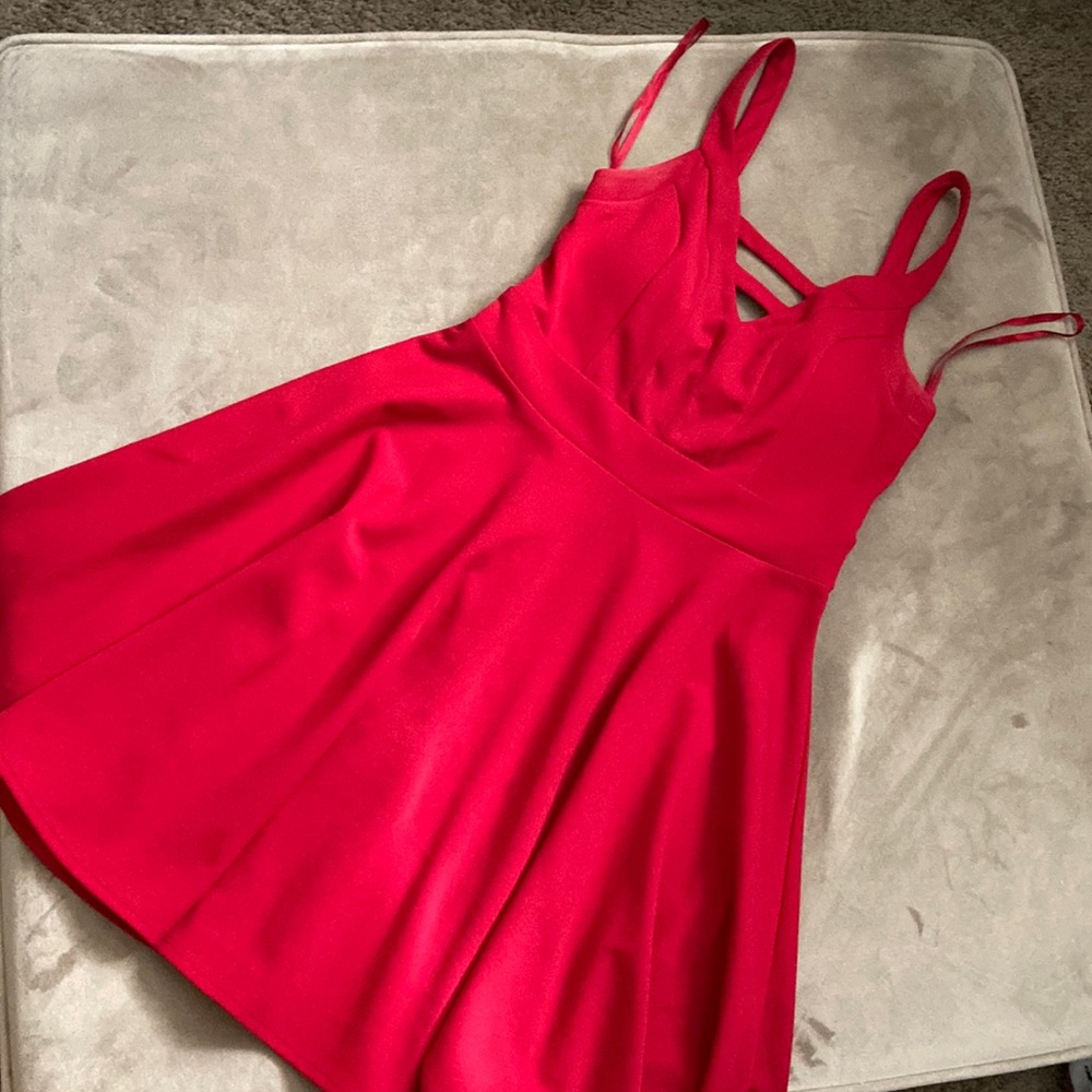 Red dress